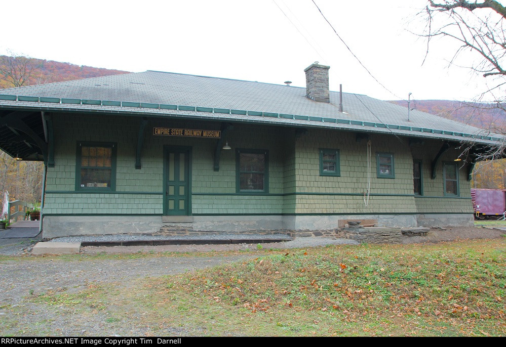 Rear of Phoenicia, NY station, now the Empire State Rwy museum.